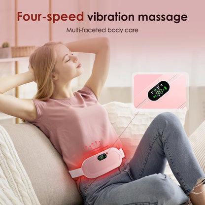 Heating Pad women Period Pain Cramp Relief Belt
