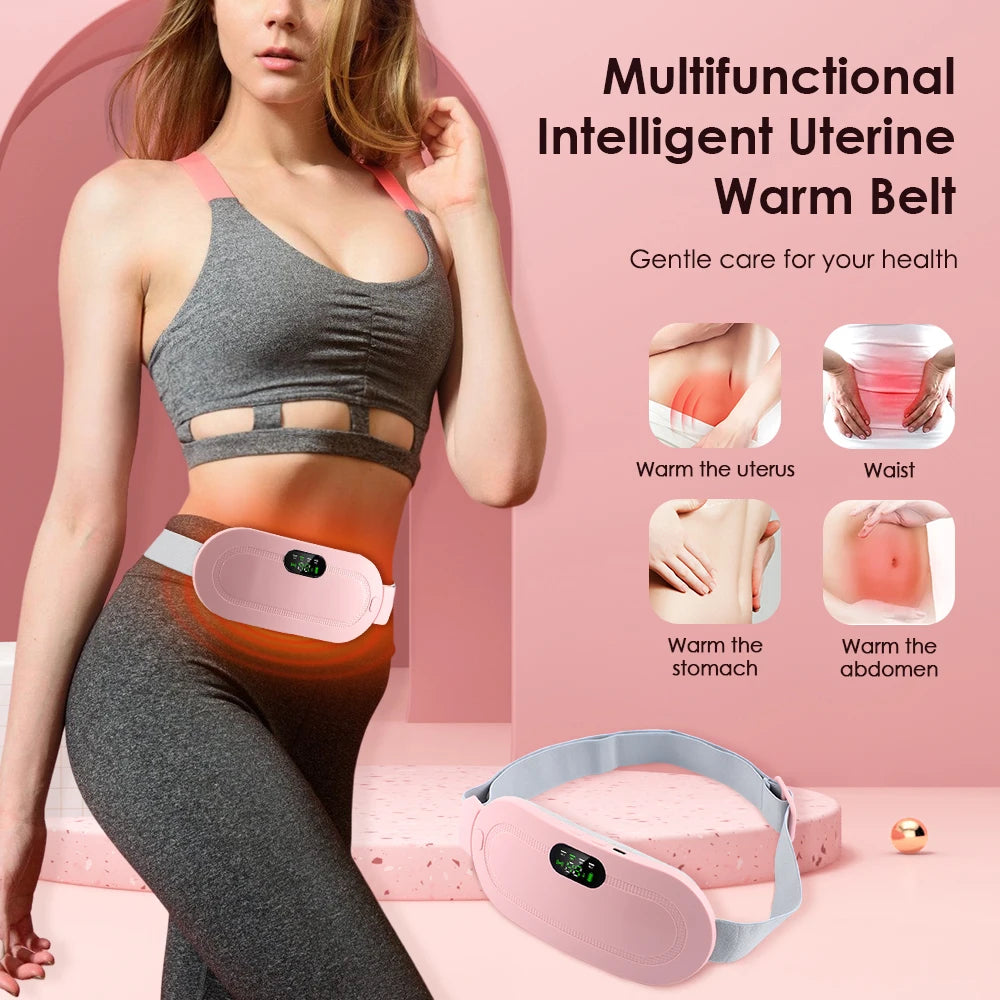 Heating Pad women Period Pain Cramp Relief Belt